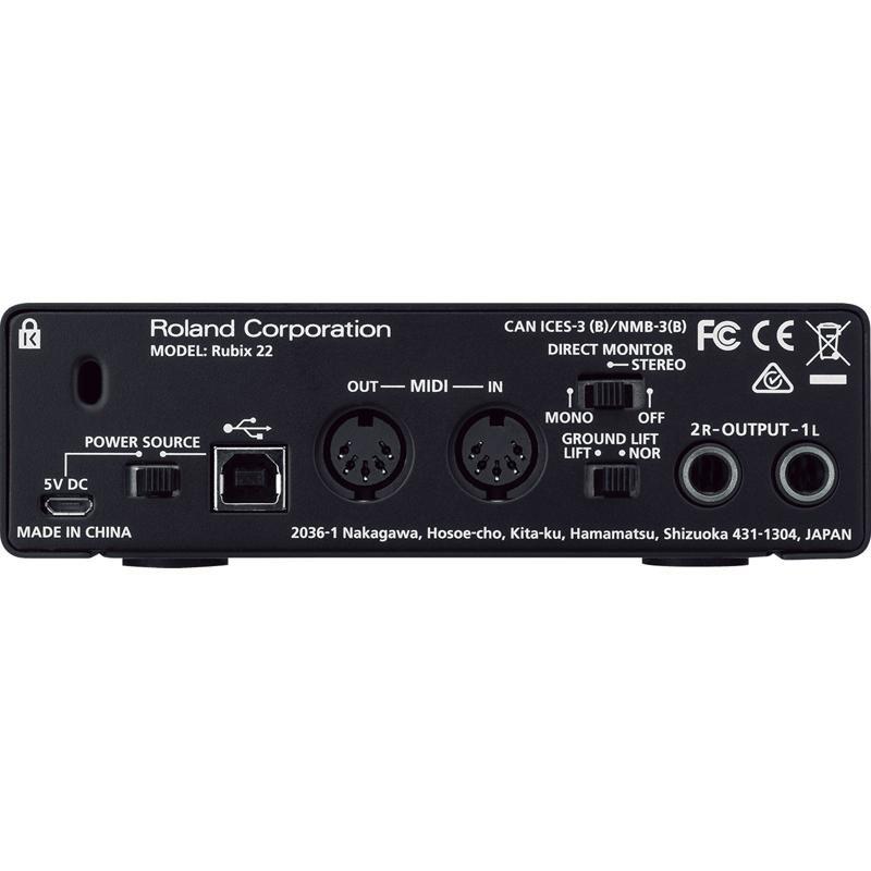 Interface de Audio Roland RUBIX22 - Interface de Áudio - Magazine
